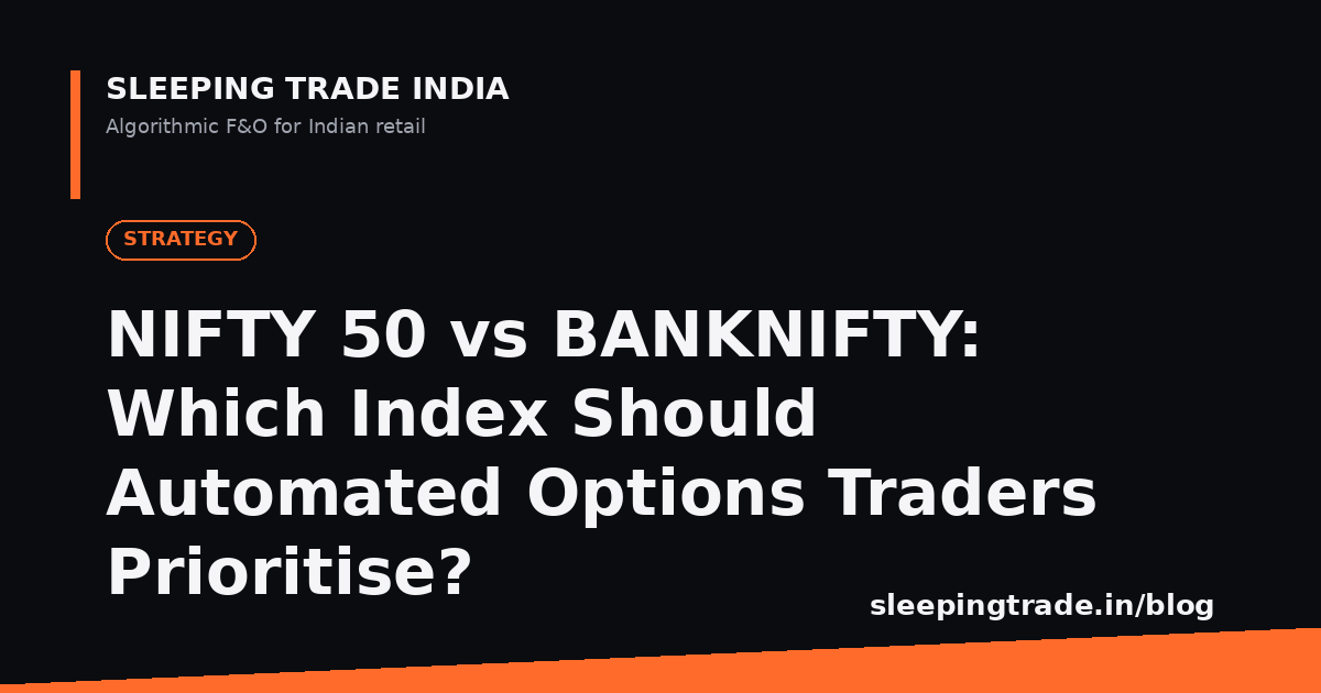 NIFTY 50 vs BANKNIFTY: Which Index Should Automated Options Traders Prioritise?